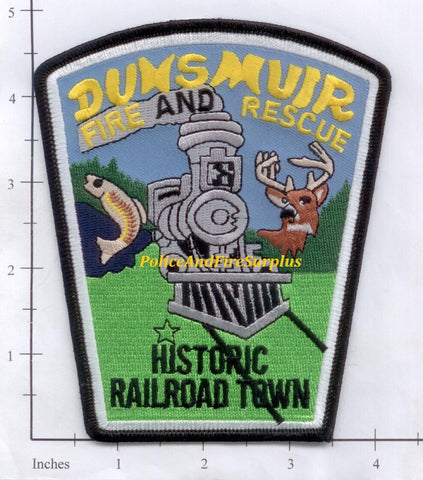 California - Dunsmuir Fire And Rescue Patch