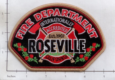 California - Roseville Fire Dept Patch