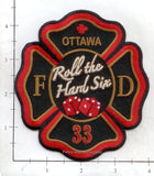 Canada - Ottawa Ontario Station 33 Fire Dept Patch