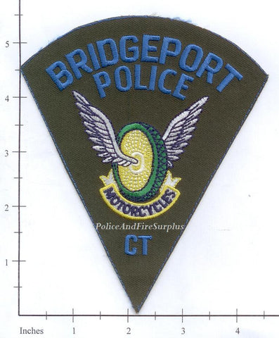 Connecticut - Bridgeport Motorcycle Police Patch