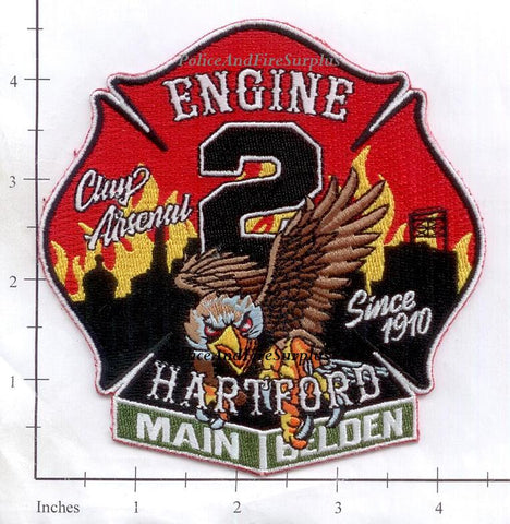 Connecticut - Hartford Engine 2 Fire Dept Patch v2 – Police And Fire ...