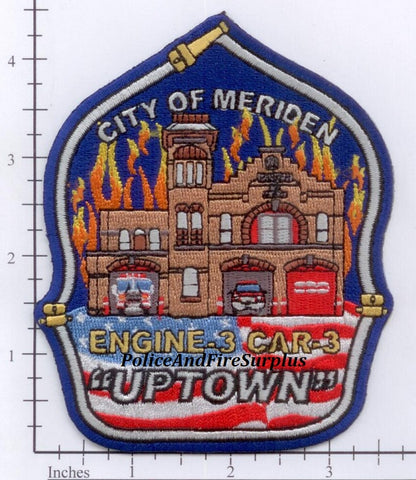 Connecticut - Meriden Engine 3 Car 3 Fire Dept Patch v2