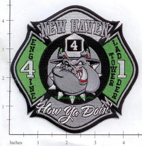 Connecticut - New Haven Engine 4 Ladder 1 Fire Dept Patch