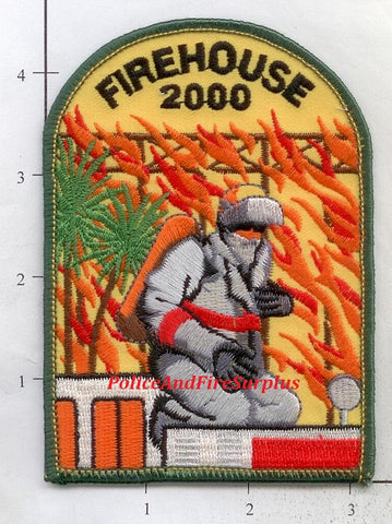 Firehouse Magazine Fire Dept Patch - 2000 - Green Border