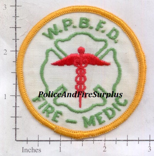 Florida - West Palm Beach Fire Medic Fire Dept Patch – Police And Fire ...