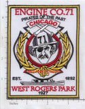 Illinois - Chicago Engine  71 Fire Dept Patch