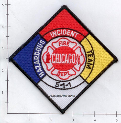 Illinois - Chicago Haz Mat 511 Fire Dept Patch