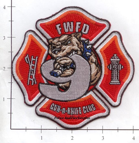 Indiana - Fort Wayne Station 9 Fire Dept Patch v2 Gun-N-Knife – Police ...