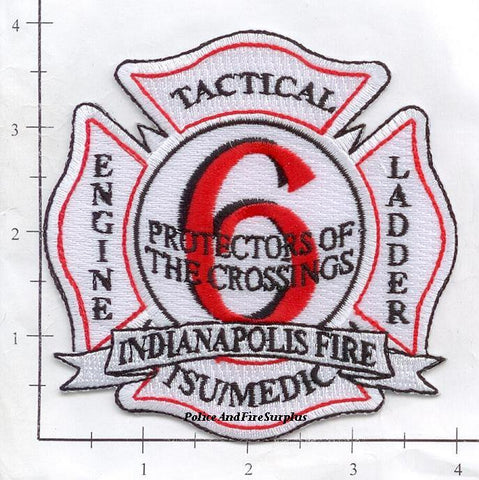 Indiana - Indianapolis Engine  6 Fire Dept Patch