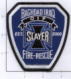 Iraq - Slayer Fire Rescue Patch