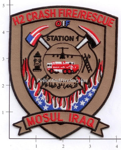 Iraq - Mosul H2 Crash Fire Rescue Station 1 Fire Dept Patch v1