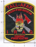 Iraq - Tall-Afar CFR Combat Firefighter Fire Dept Patch