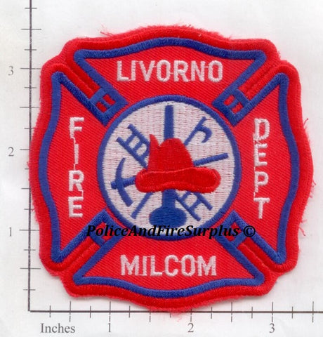 Italy - Livorno - Camp Darby Military Communications Milcom Fire Dept, US Army Patch