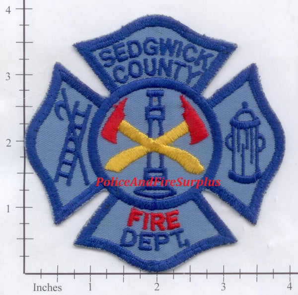 Kansas - Sedgwick County Fire Dept Patch – Police And Fire Surplus