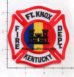 Kentucky - Fort Knox Fire Dept Patch v1 Arched Castle Peaks