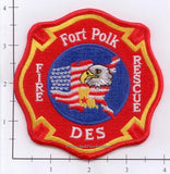 Louisiana - Fort Polk DES Fire Rescue Fire Dept Patch v1