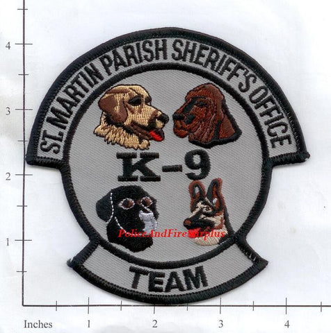 Louisiana - St Martin Parish Sheriffs Office K-9 Police Dept Patch