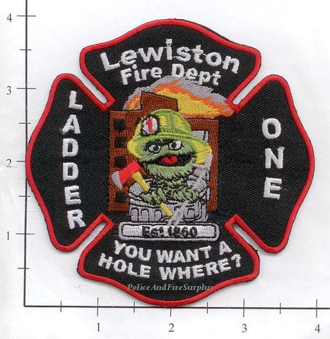 Maine - Lewiston Truck 1 Fire Dept Patch