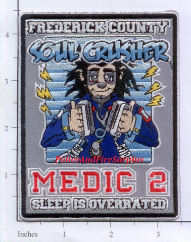 Maryland - Frederick County Medic 2 Fire Dept Patch