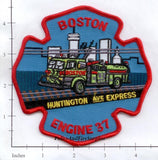 Massachusetts - Boston Engine 37 Fire Dept Patch v2