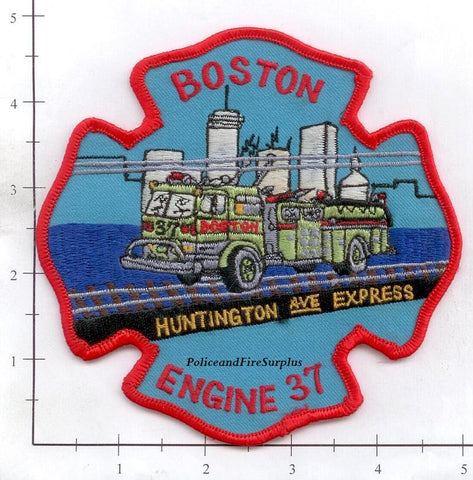 Massachusetts - Boston Engine 37 Fire Dept Patch v3