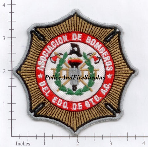 Mexico - Firefighter Association of the State of Guanajuato Patch