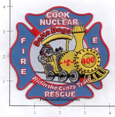 Michigan Cook Nuclear Plant Fire EMS Rescue Patch