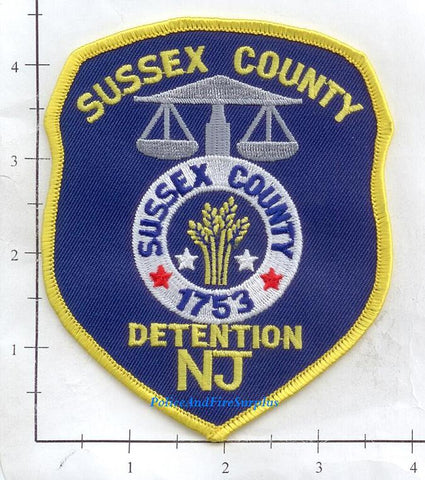 New Jersey - Sussex County Detention Police Dept Patch