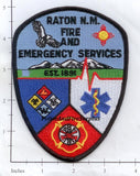 New Mexico - Raton Fire & Emergency Services Patch