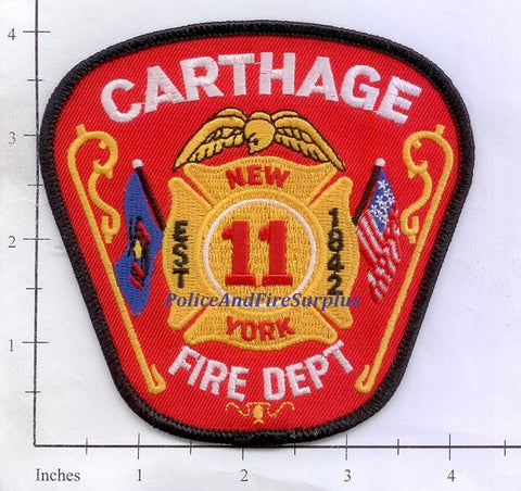 New York - Carthage Fire Dept Patch