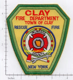 New York - Clay Fire Dept Patch