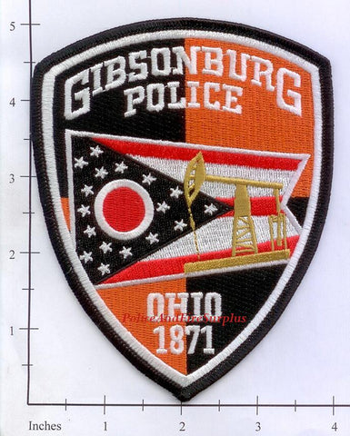 Ohio - Gibsonburg Police Dept Patch