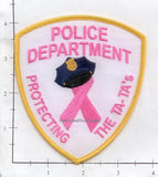 Breast Cancer - Police Dept Patch Protecting The Ta Ta's