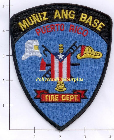 Puerto Rico - Muniz Air National Guard Fire Dept Patch