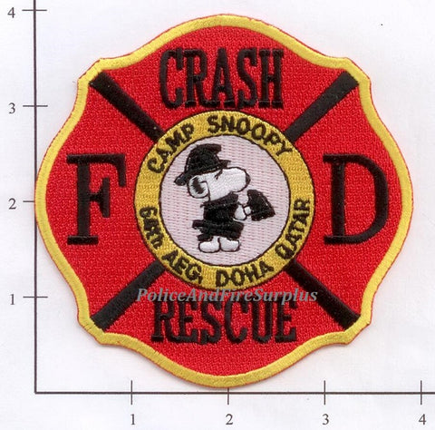 Qatar - Doha Camp Snoopy 64th Air Expeditionary Group Fire Dept Patch