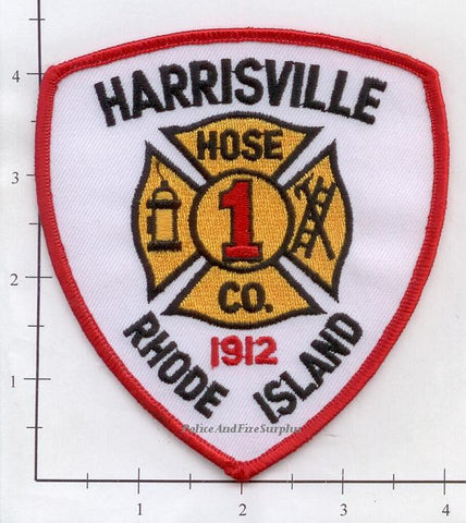 Rhode Island - Harrisville Hose 1 Fire Dept Patch