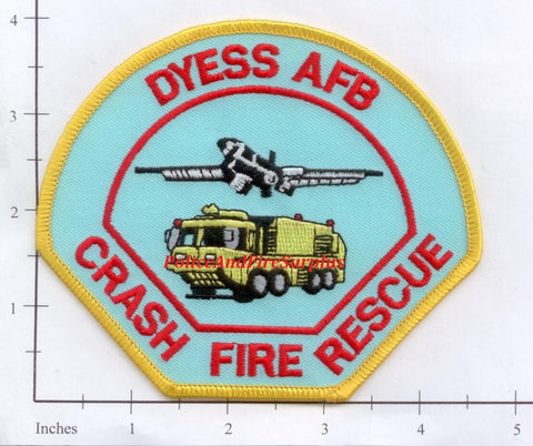 Texas - Dyess Air Force Base Crash Fire Rescue Fire Dept Patch v1