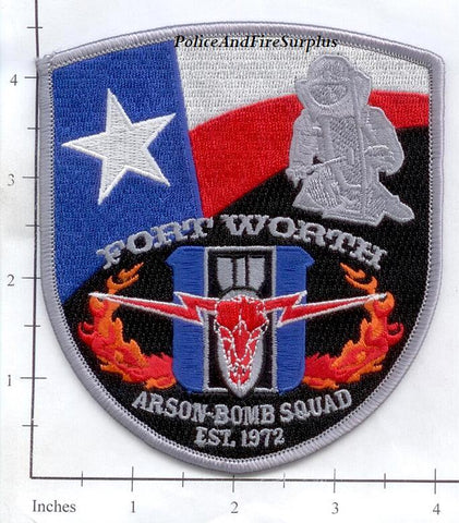 Texas - Fort Worth Arson Bomb Squad Police Dept Patch