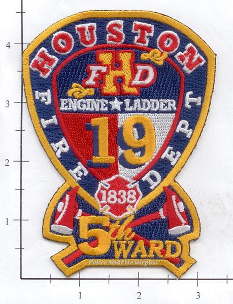 Texas - Houston Station 19 Fire Dept Patch – Police And Fire Surplus