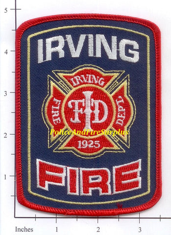 Texas - Irving Fire Dept Patch