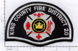 Washington - King County Fire District 20 Patch