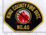 Washington - King County Fire District 40 Patch