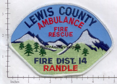 Washington - Lewis County Fire District 14 Randle Fire Rescue Ambulance Patch