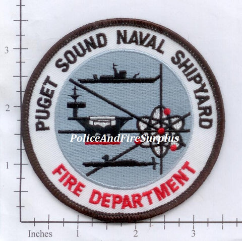 Washington - Puget Sound Naval Shipyard Fire Dept Patch