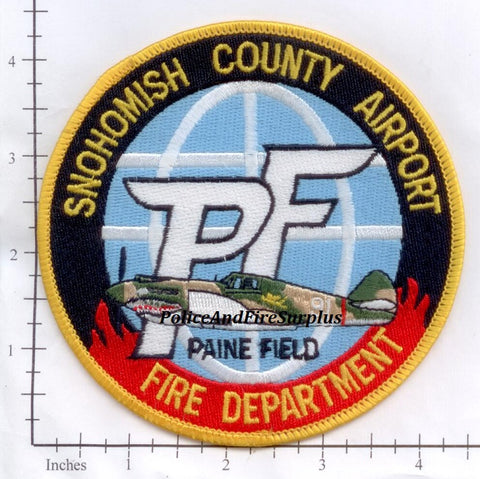 Washington - Snohomish County Airport Paine Feld Fire Dept Patch