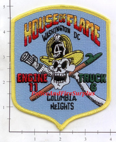 Washington DC - Engine 11 Truck 6 Fire Dept Patch v2