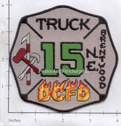 Washington DC - Truck 15 Fire Dept Patch v2