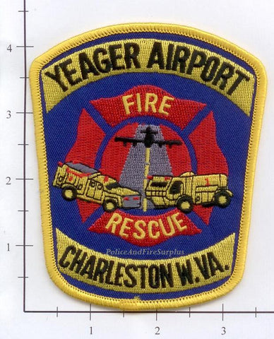 West Virginia - Charleston Yeager Airport Fire Rescue Patch