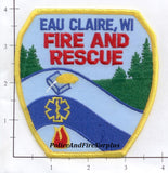 Wisconsin - Eu Claire Fire And Rescue Patch