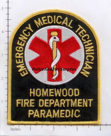 Alabama - Homewood Emergency Medical Technician Paramedic Fire Dept Patch